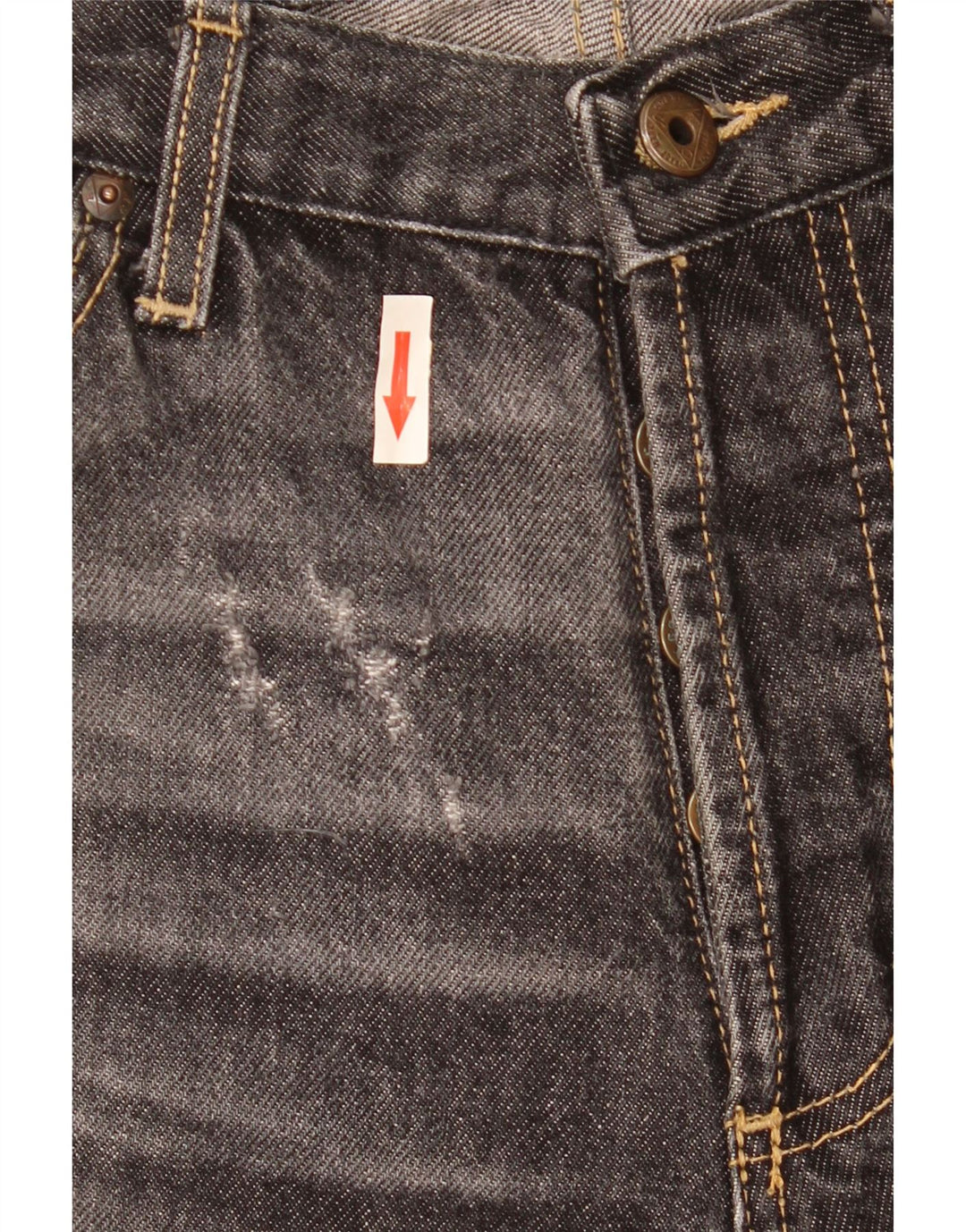 Roy Rogers Straight Jeans til mænd W32 L35 Grå bomuld