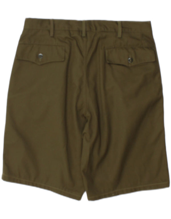 Vintage Herre Casual Shorts IT 50 Large W36 Khaki