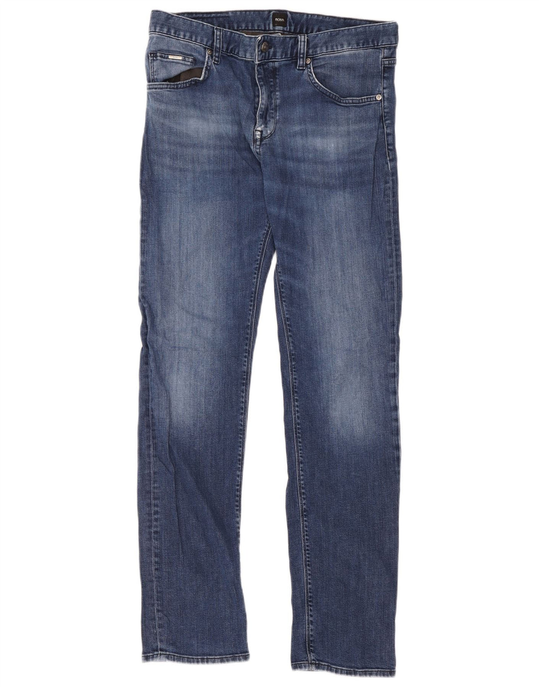 Hugo Boss Herre Slim Jeans W34 L32 Blå