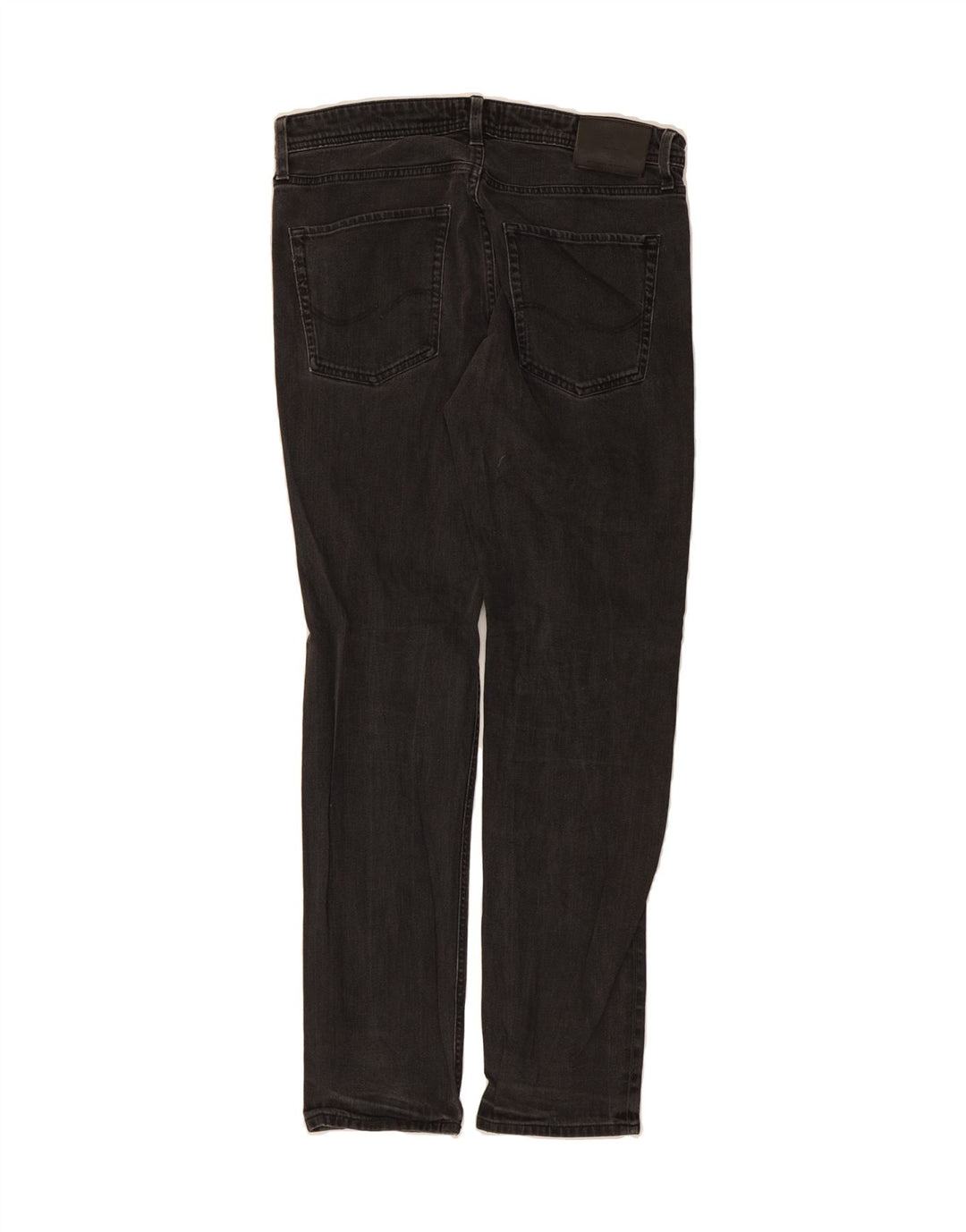 JACK & JONES Mens Mike Straight Jeans W32 L34 Black Cotton Vintage Jack & Jones and Second-Hand Jack & Jones from Messina Hembry 