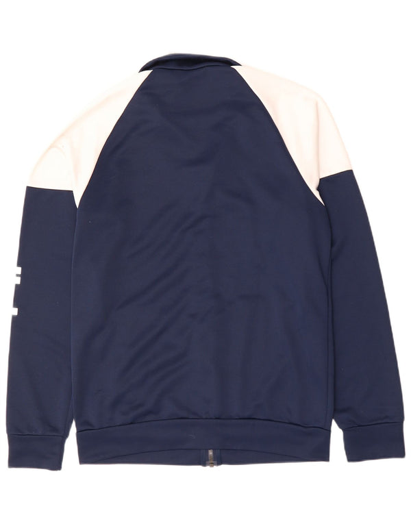 Adidas Træningsdragt til mænd Topjakke UK 38/40 Medium Navy Blue Colourblock