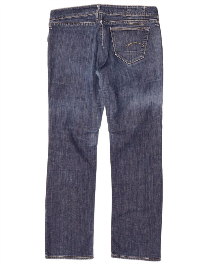 G-Star Straight Jeans til mænd W32 L32 Blå Bomuld