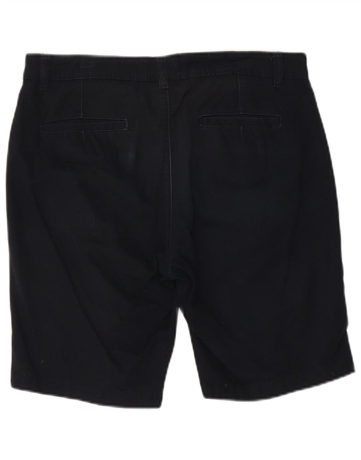 DACK'S Herre Regular Fit Chino Shorts IT 48 Medium W32 Marineblå Bomuld
