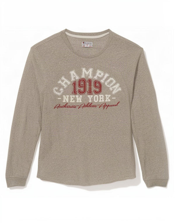 Champion Drenge Grafisk T-Shirt Top 9-10 år Medium Grå Flecked