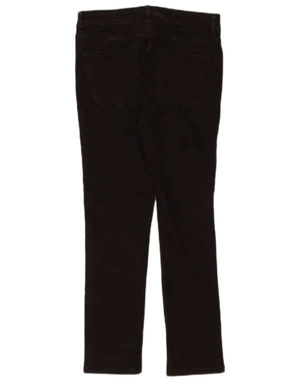 Marks & Spencer Dame The Lily Slim Jeans UK 12 Medium W30 L27 Black