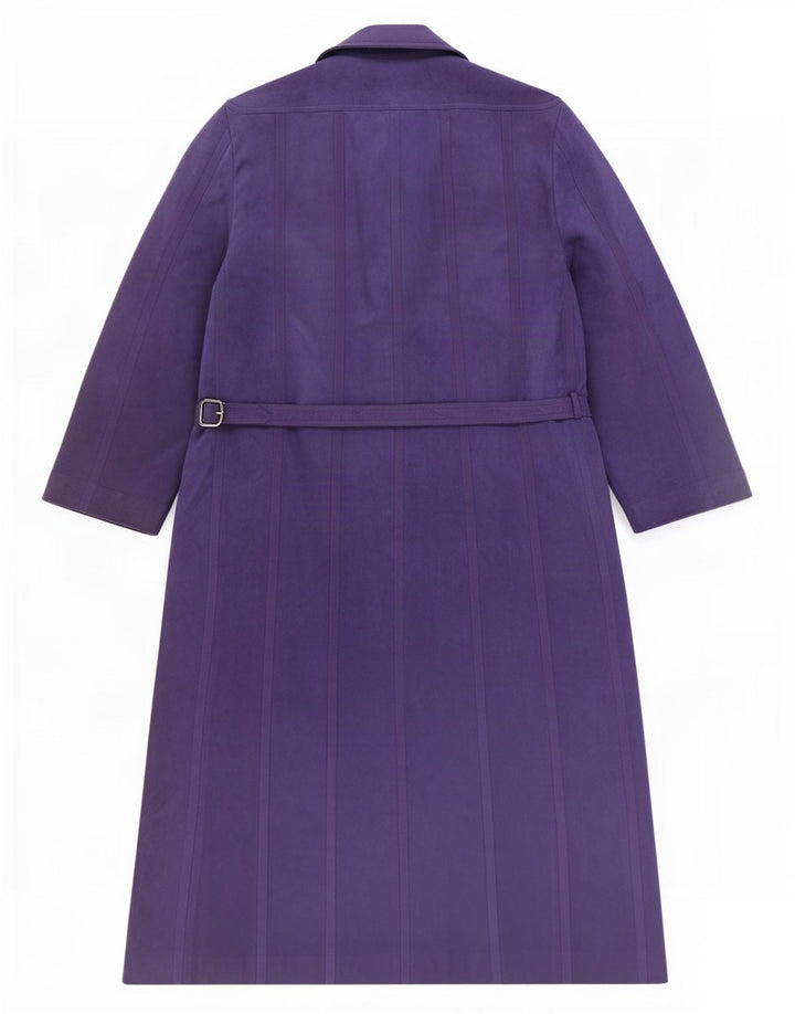 Cojana Dame imiteret ruskind Overfrakke UK 12 Medium Lilla Polyester