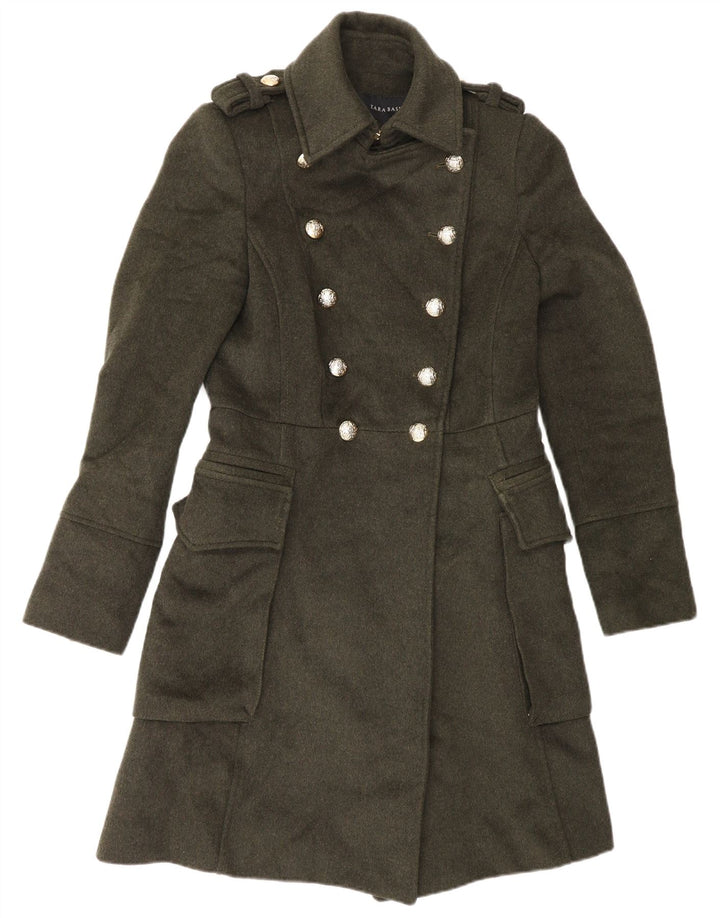 Zara Trench Coat til kvinder UK 10 Small Khaki