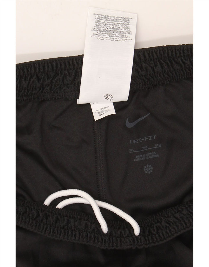 NIKE Boys Dri Fit Sport Shorts 15-16 Years 2XL Black Polyester Vintage Nike and Second-Hand Nike from Messina Hembry 