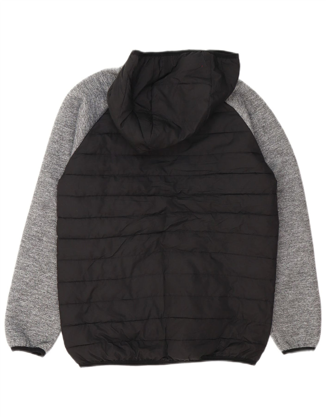Jack & Jones Polstret hættejakke til drenge 11-12 år Sort Colourblock