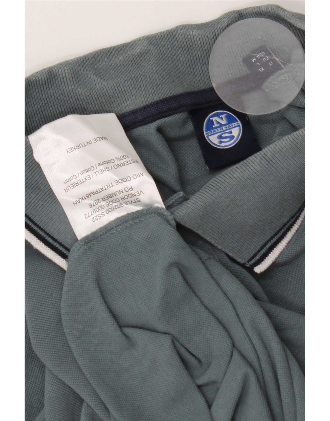 North Sails Herre Polo Shirt Medium Grå Bomuld