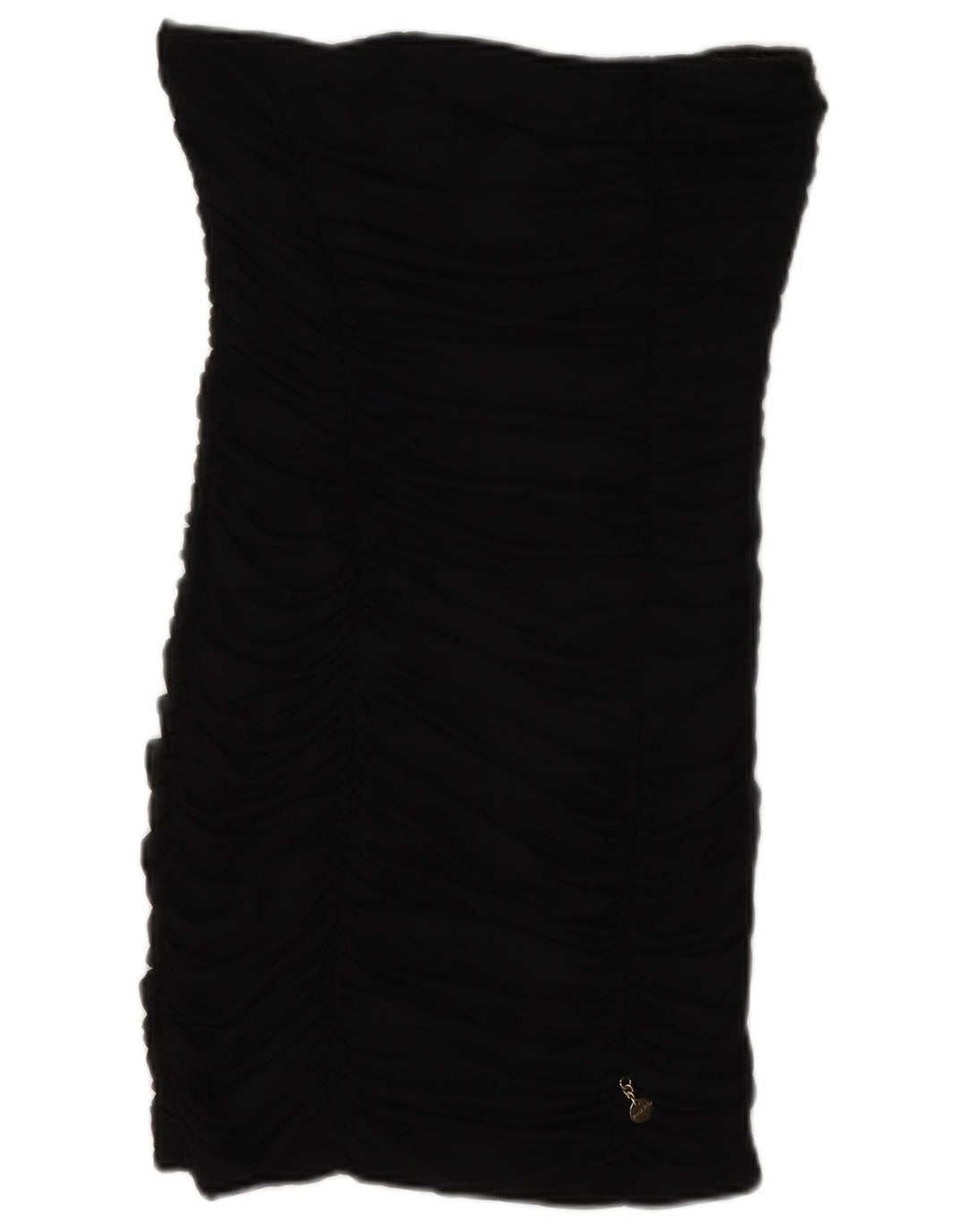 Phard Dame Stropløs Bodycon Kjole UK 8 Lille Sort
