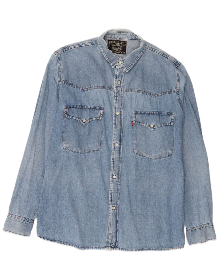Levi's Herre Denim Shirt XL Blå