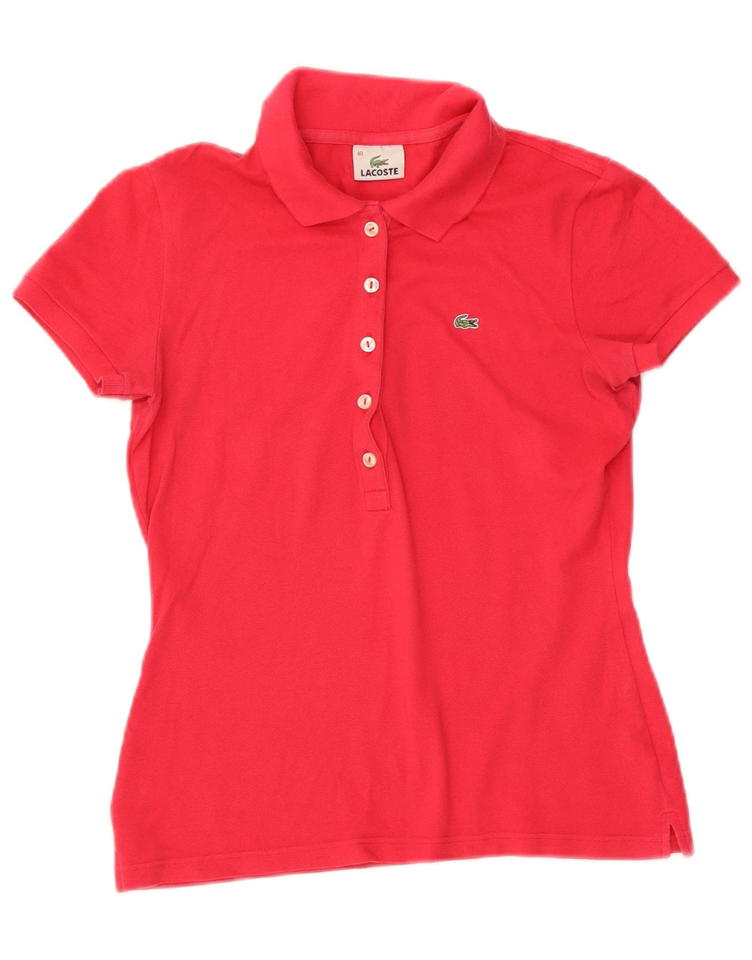 LACOSTE Poloshirt til kvinder størrelse 40 Medium Pink