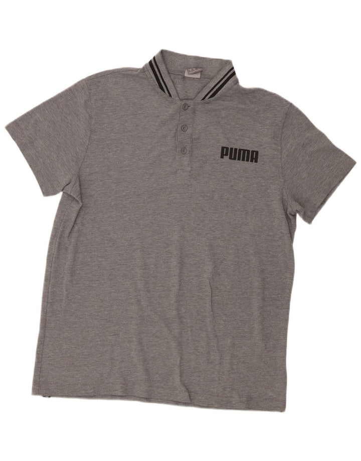 Puma Herre Grafisk Polo Shirt Stor Grå