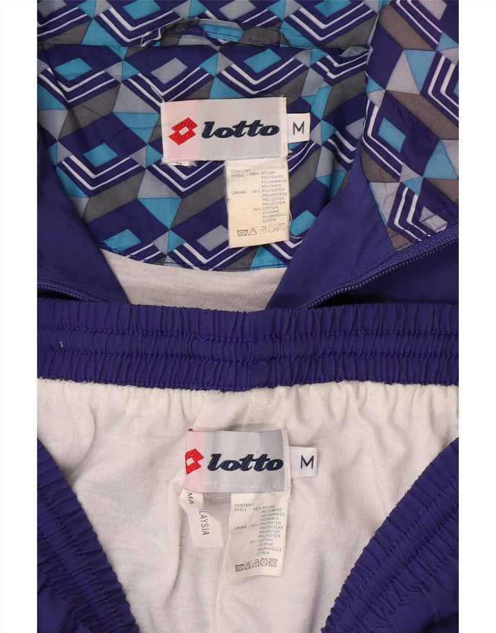 Lotto Herre fuld træningsdragt Medium Blue Colourblock Nylon