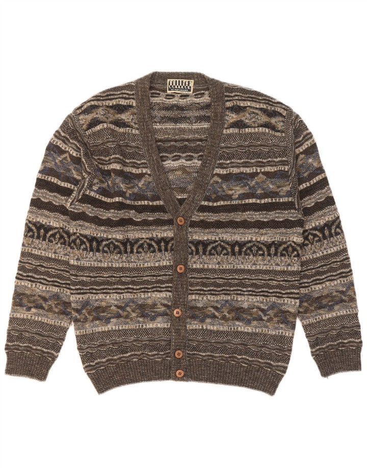 Marcazzani Herre Cardigan Sweater IT 50 Medium Grå Retro