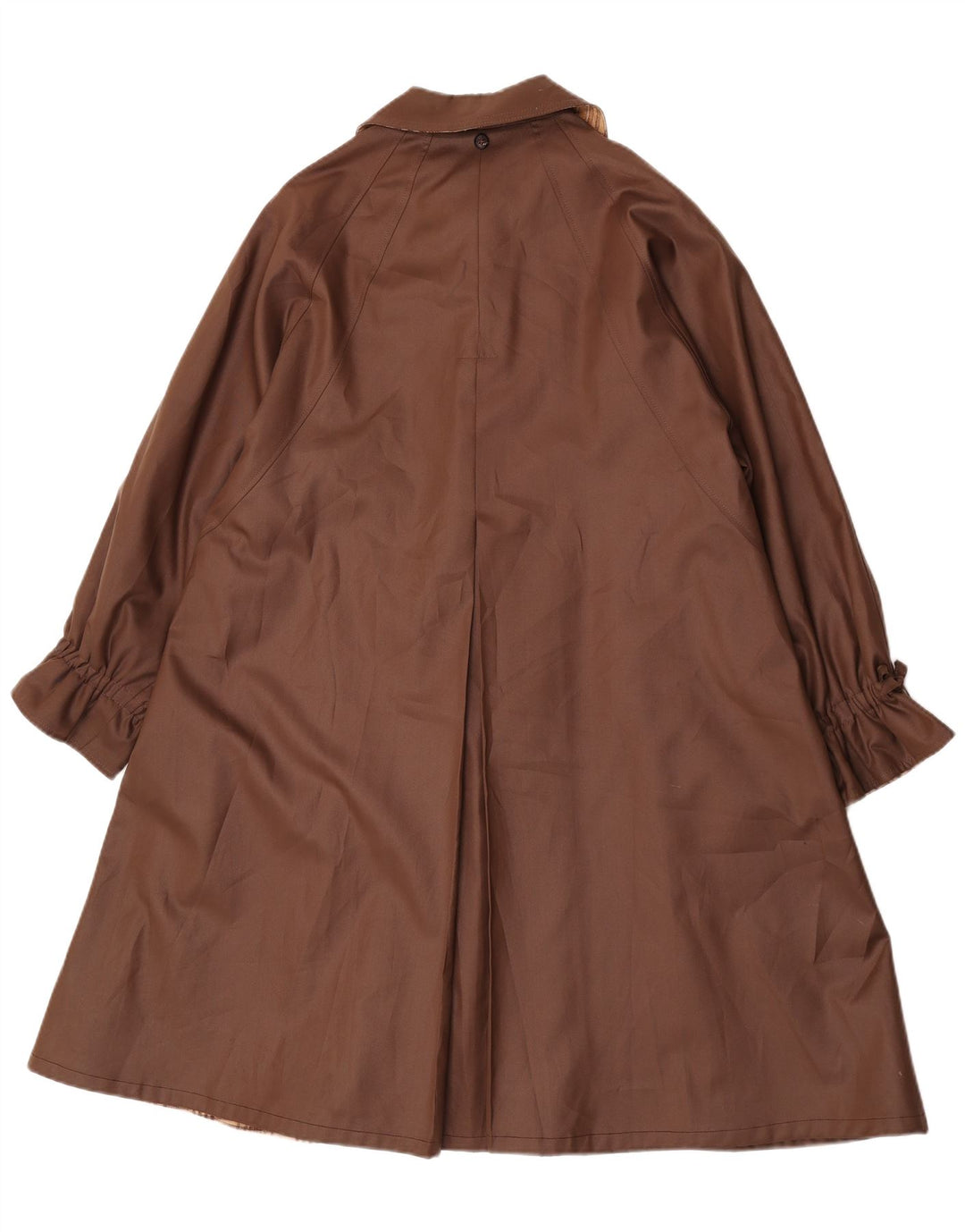 Claude Havrey Dame Trench Coat UK 14 Stor brun polyester