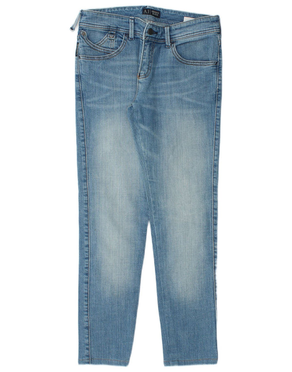 Armani Dame Skinny Jeans W27 L27 Blå Bomuld