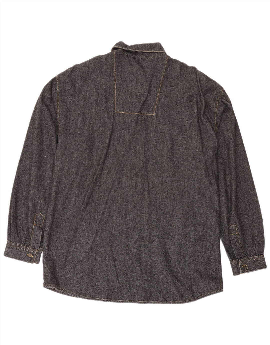 BUSTER Denimskjorte til mænd IT 48/50 Medium Sort