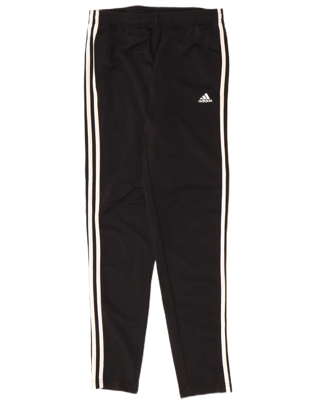 Adidas drenge Slim Fit træningsdragt bukser 13-14 år sort polyester