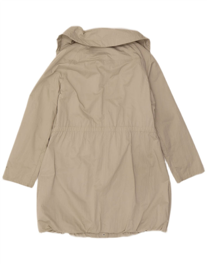 MINT VELVET Dame Oversized Parka Jacket UK 10 Small Beige Polyester