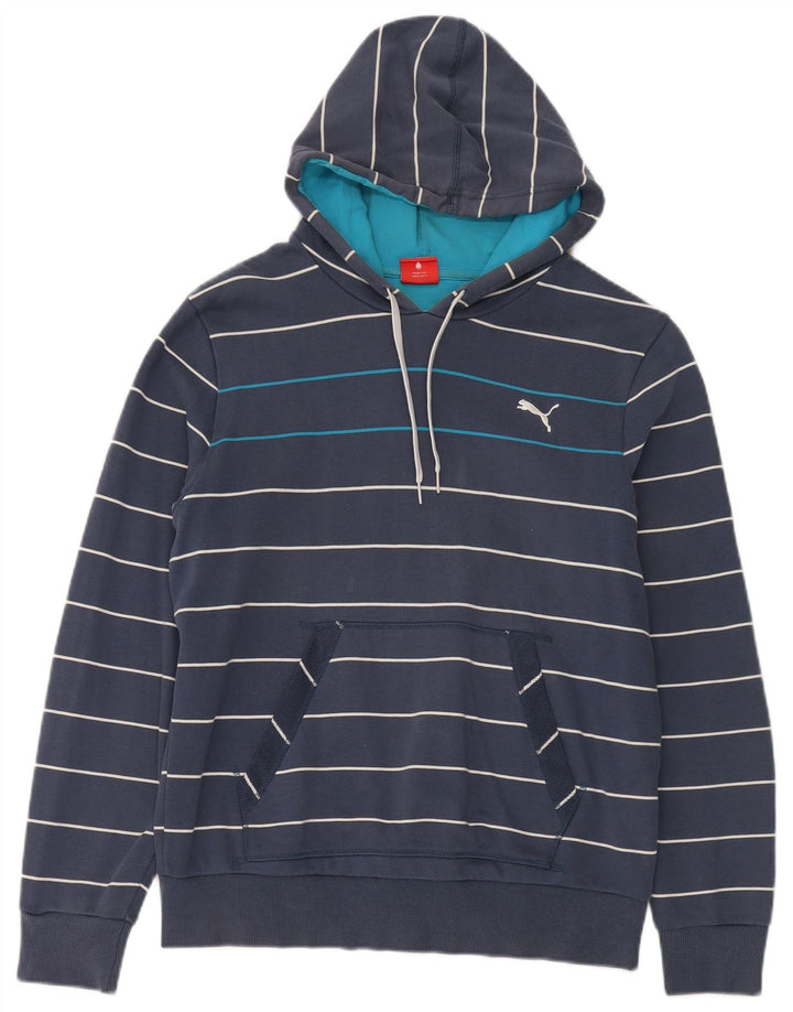 Puma Herre Hættetrøje Jumper Stor Marineblå Stribet