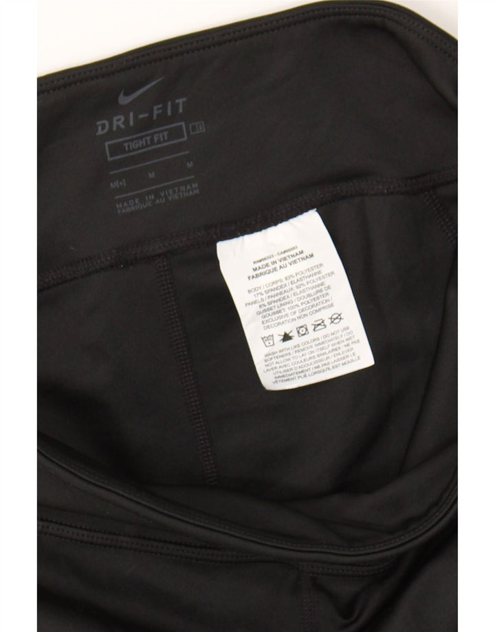 NIKE Boys Tight Fit Sport Shorts 10-11 Years Medium Black Polyester Vintage Nike and Second-Hand Nike from Messina Hembry 