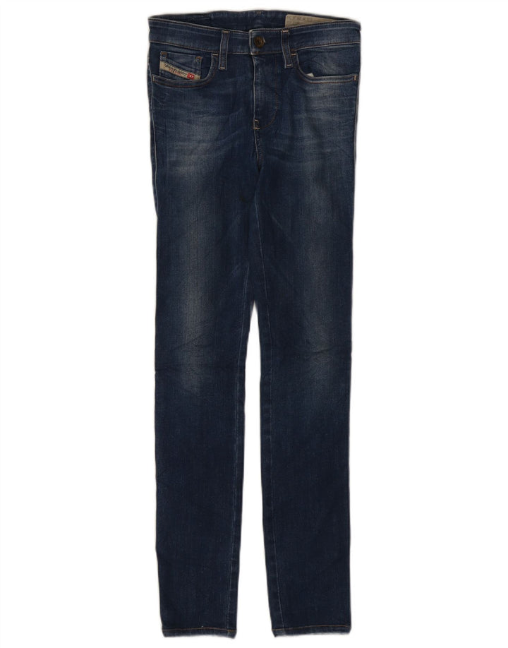 DIESEL Dame Skinzee Lavtalje Super Slim Skinny Jeans W25 L27 Blå