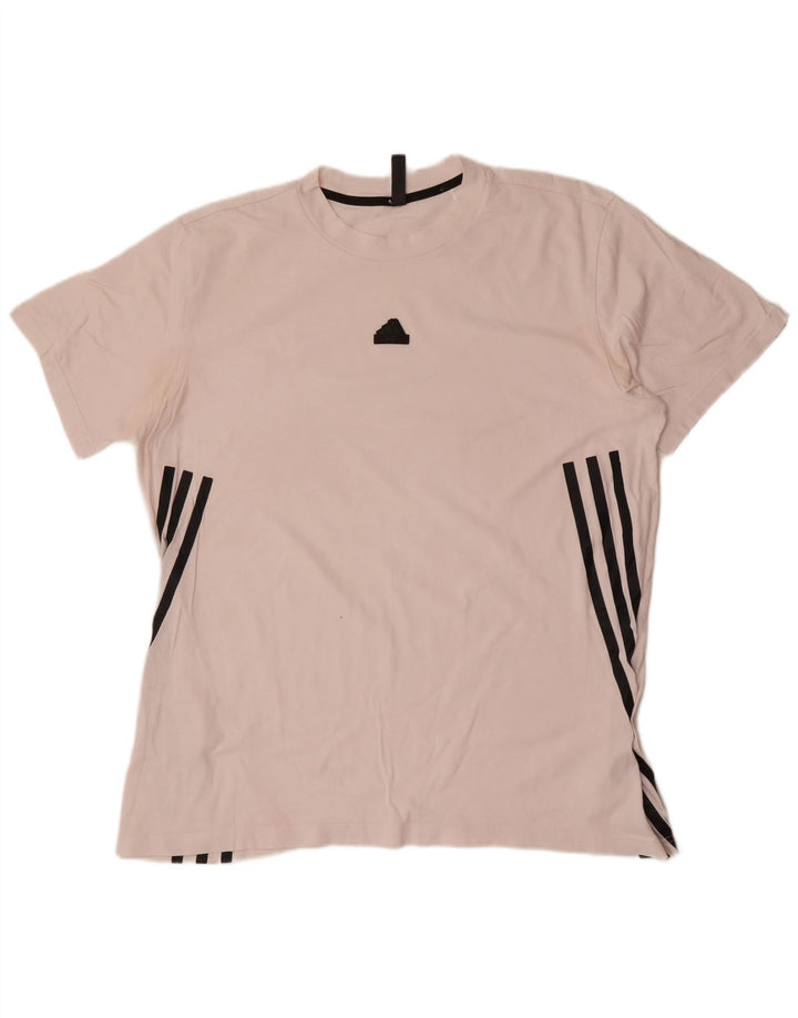 Adidas T-shirt top til mænd, stor hvid