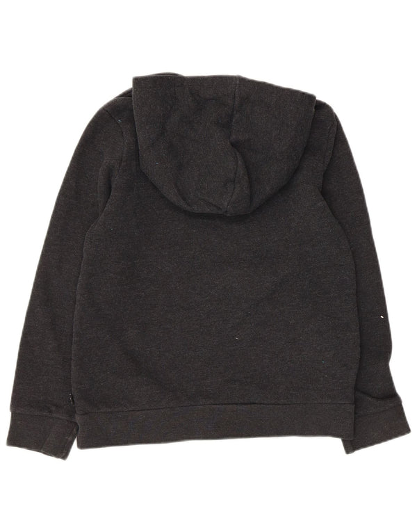 Puma piger grafisk hættetrøje 10-11 år mellemgrå bomuld