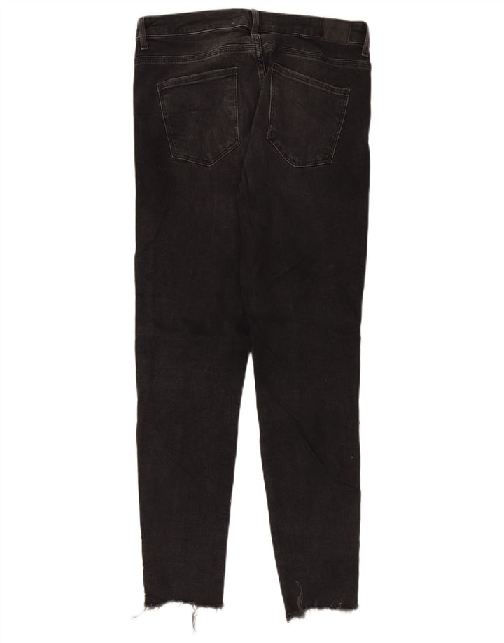 Zara Dame Skinny Jeans EU 38 Small W28 L30 Sort