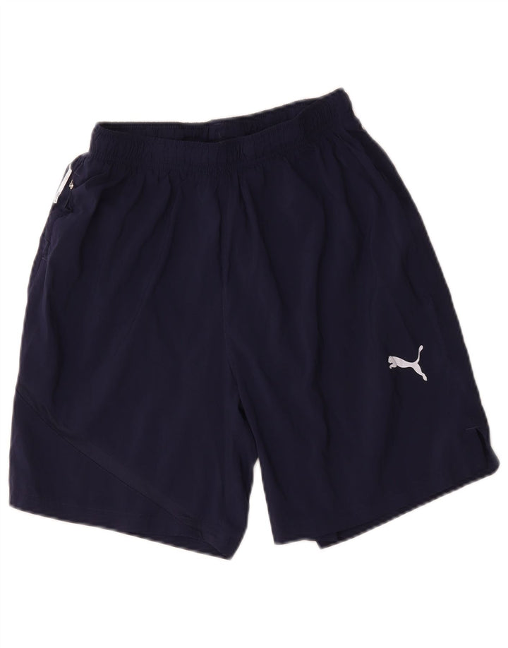 Puma Herre Sportshorts Medium Marineblå Polyester