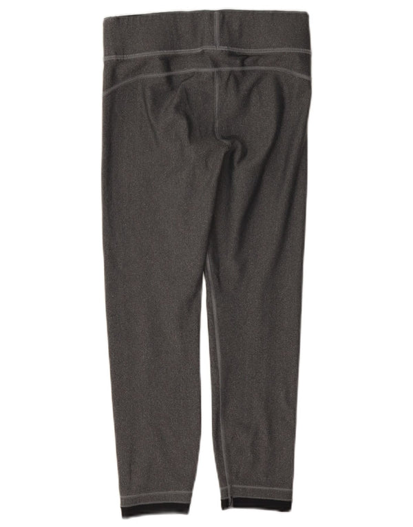 Under Armour Womens Crop Leggings UK 4 XS Grå Polyester