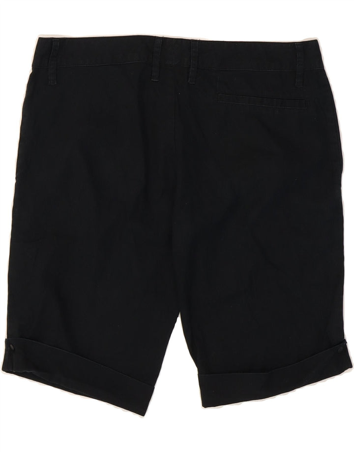 PUMA Womens Casual Shorts UK 12 Medium W32 Black Pinstripe Vintage Puma and Second-Hand Puma from Messina Hembry 