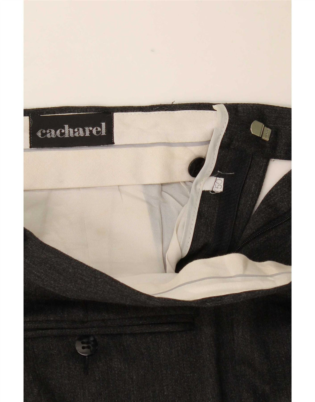 Cacharel Herre Pegged Suit Bukser IT 50 Large W34 L31 Grå