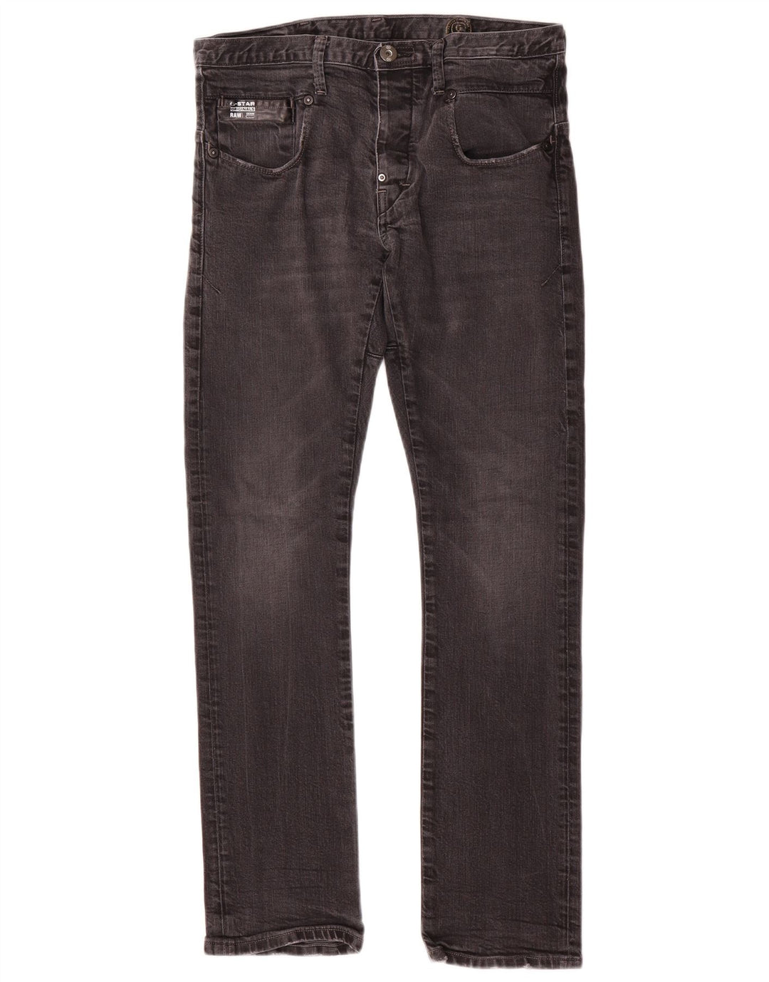 G-Star Slim Jeans til mænd W32 L32 Grå bomuld