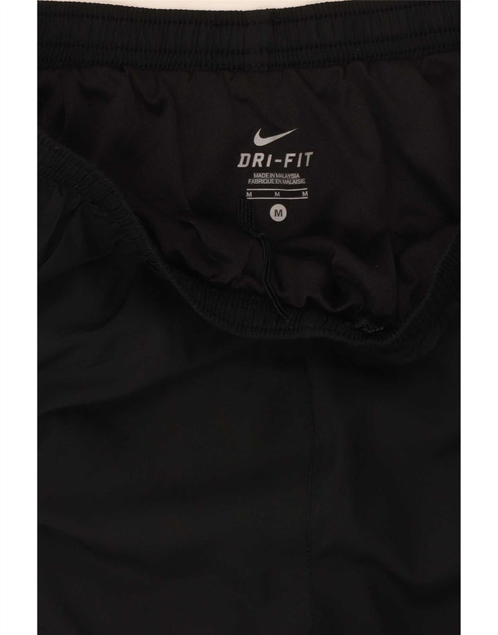 Nike Dame Dri Fit sportsshorts UK 14 Medium Sort Polyester