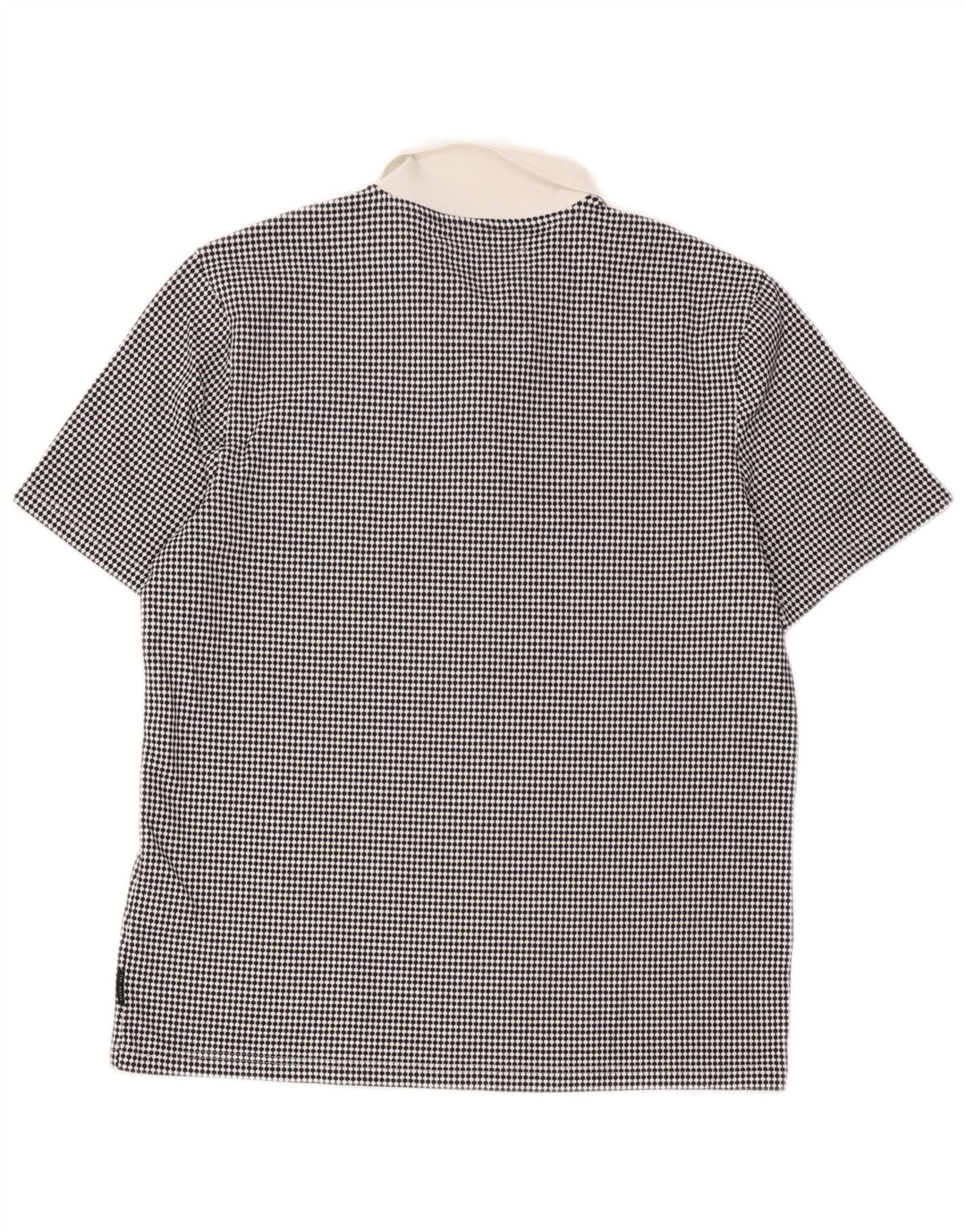 Ted Baker Herre Rugby Polo Shirt Størrelse 4 Stor Sort Geometrisk Polyester