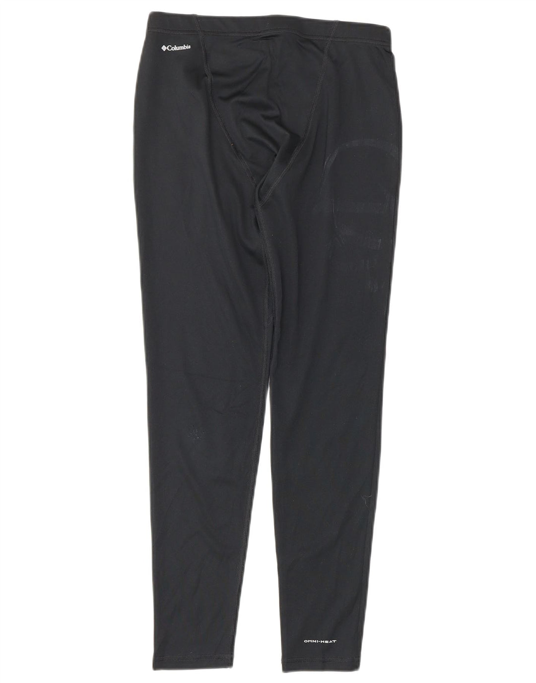 COLUMBIA Boys Omni-Heat Leggings 10-11 Years Medium Black Polyester