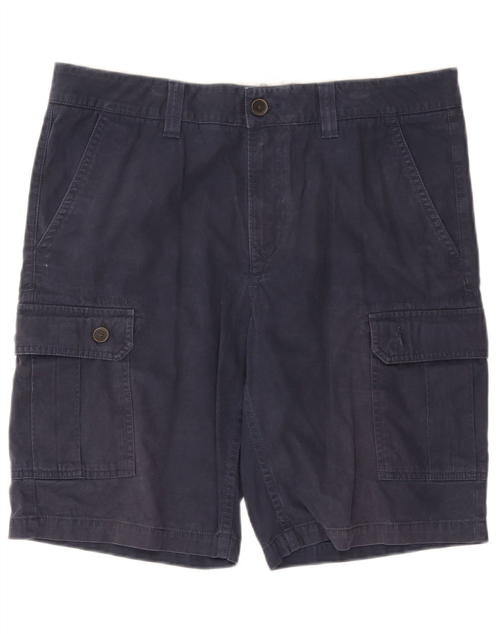 Timberland Herre Cargo Shorts W38 XL Marineblå Bomuld