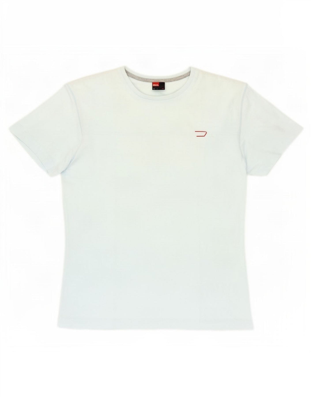 Diesel Herre T-Shirt Top Medium Blå Bomuld