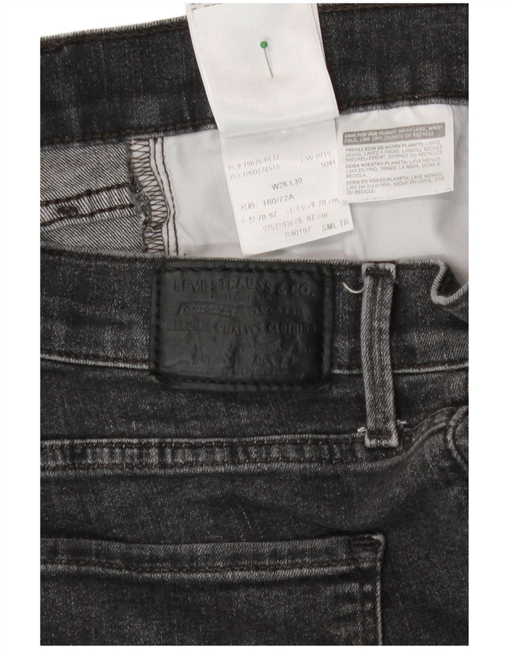 Levi's Skinny Jeans til kvinder W28 L30 Grå bomuld