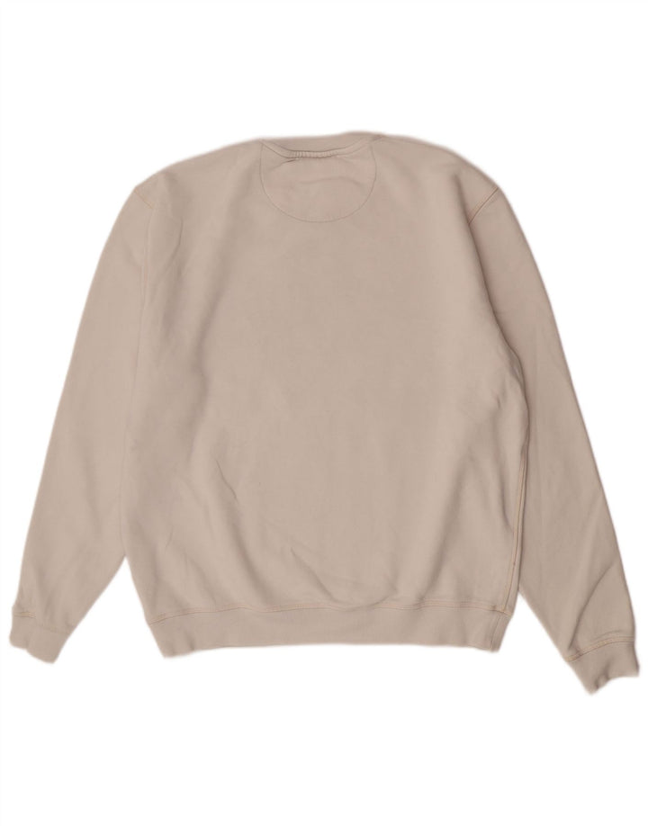 Jack Wills Herre Grafisk Sweatshirt Jumper Stor Hvid Bomuld