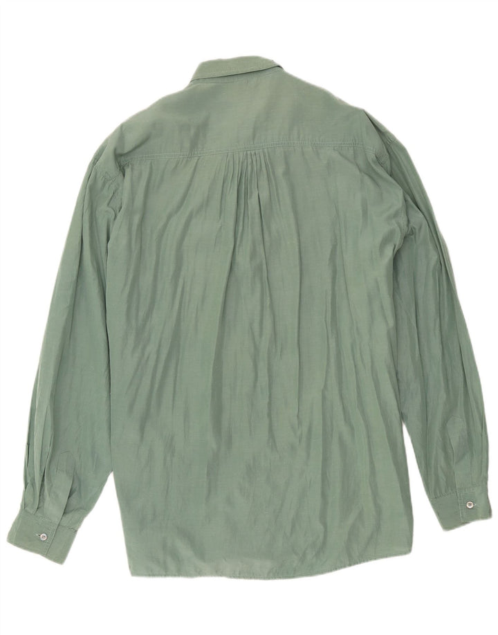 Vintage herreskjorte stor grøn