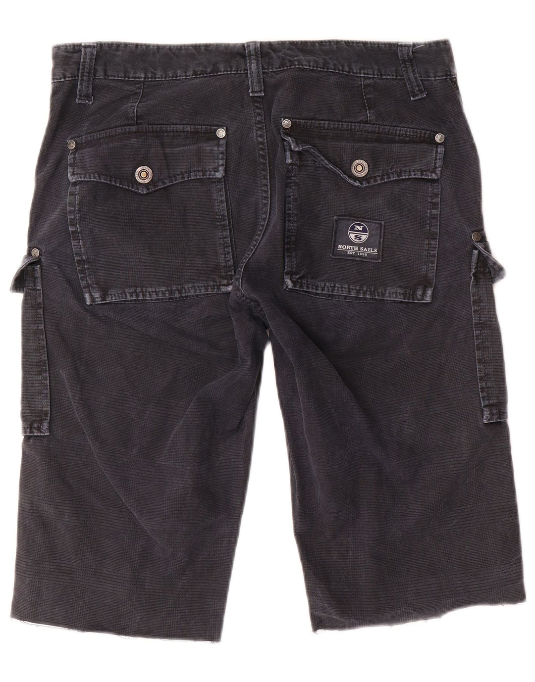 NORTH SAILS Herre Cargo Shorts IT 48 Medium W34 Navy Blue Houndstooth