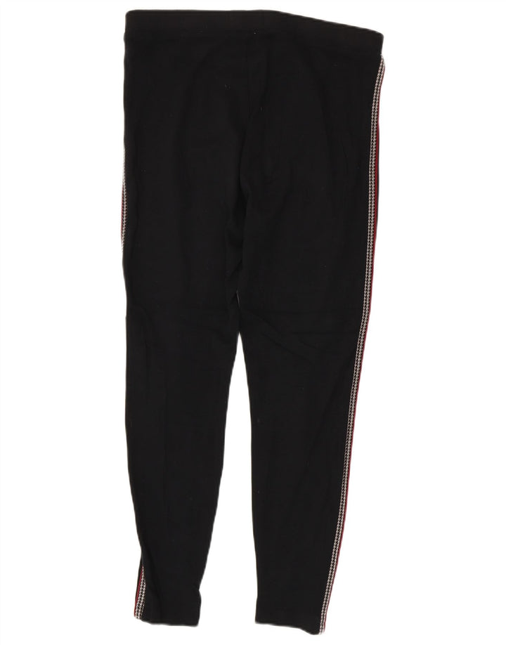 Marks & Spencer Dame Leggings UK 12 Medium Sort Stribet Viscose