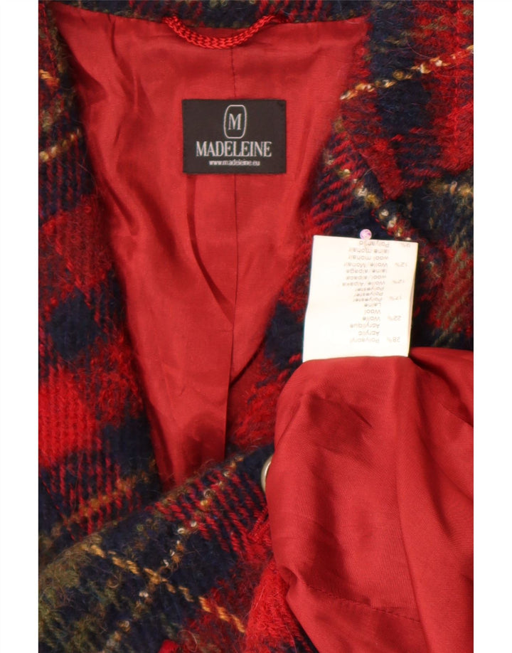 Madeleine Dame 4 Button Blazer Jacket UK 14 Medium Bourgogne Ternet
