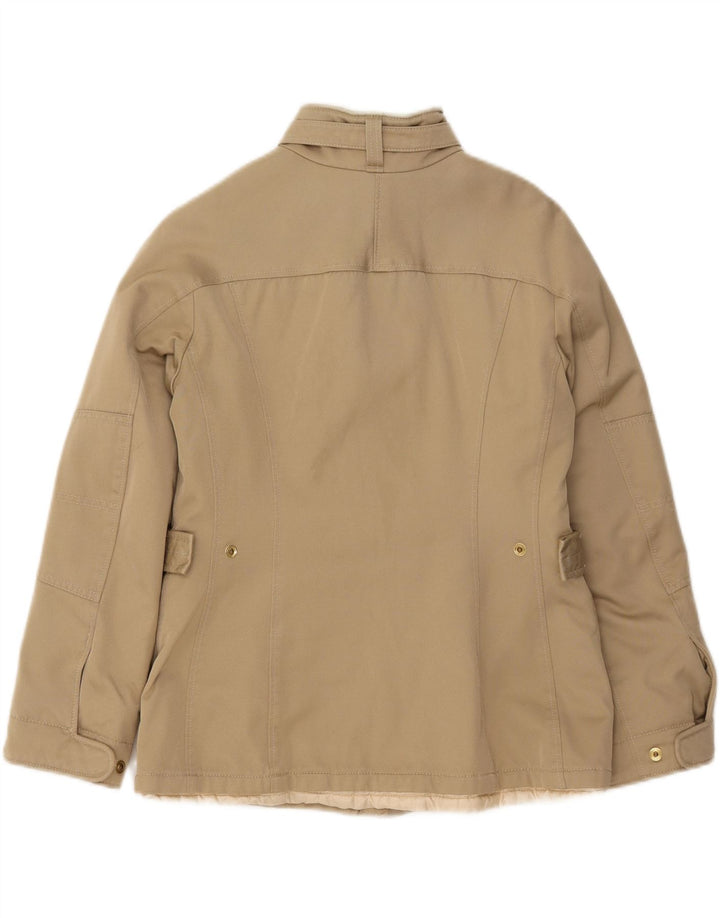 Fay Womens Utility Jacket UK 12 Medium Beige Polyamid