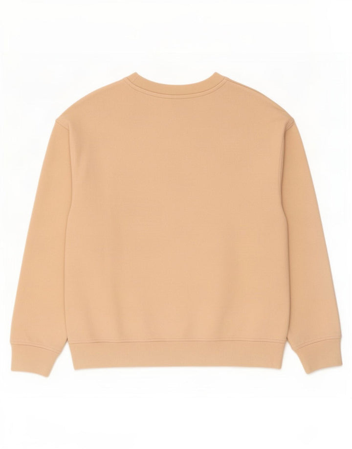Levi's Dame Oversized Sweatshirt Jumper UK 10 Small Beige Bomuld