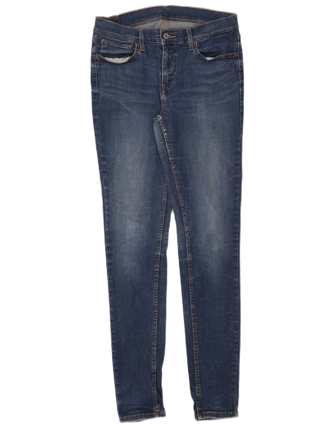 Levi's skinny jeans til kvinder W31 L32 blå bomuld